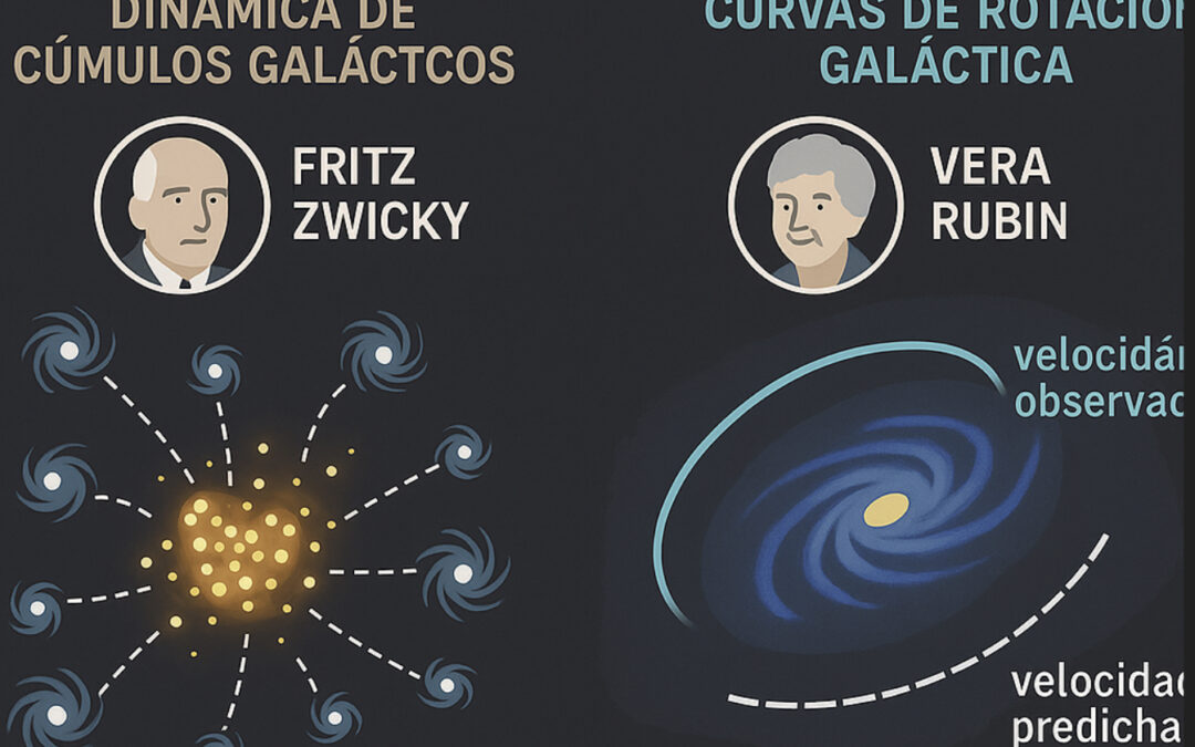 Vera Rubin,  Fritz Zwicky y la materia oscura